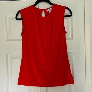 Sleeveless high neck dress blouse